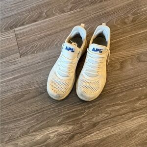 APL Cream and Blue Athletic Shoes
